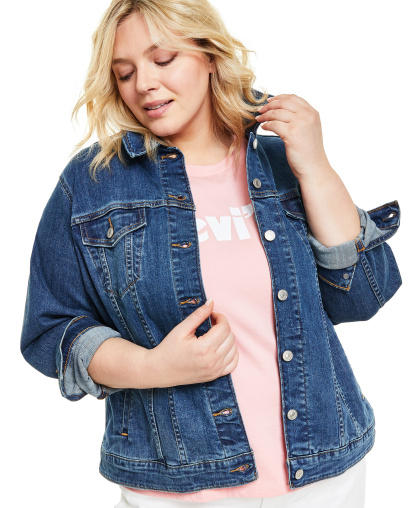 Levi's Women's Original Cotton Denim Trucker Jacket - See Her Run