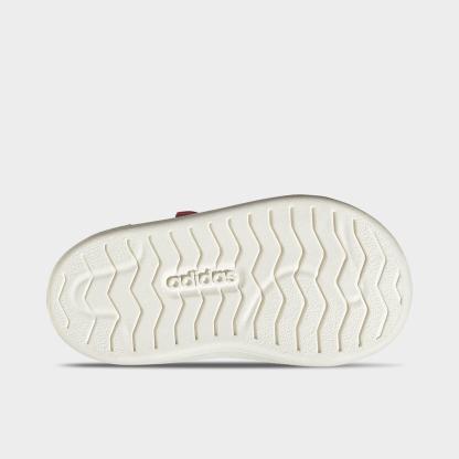 Kids' Toddler adidas Streettalk Hook-And-Loop Stretch Lace Casual Shoes - Pink Fusion/White/Wonder Quartz - Bottom view