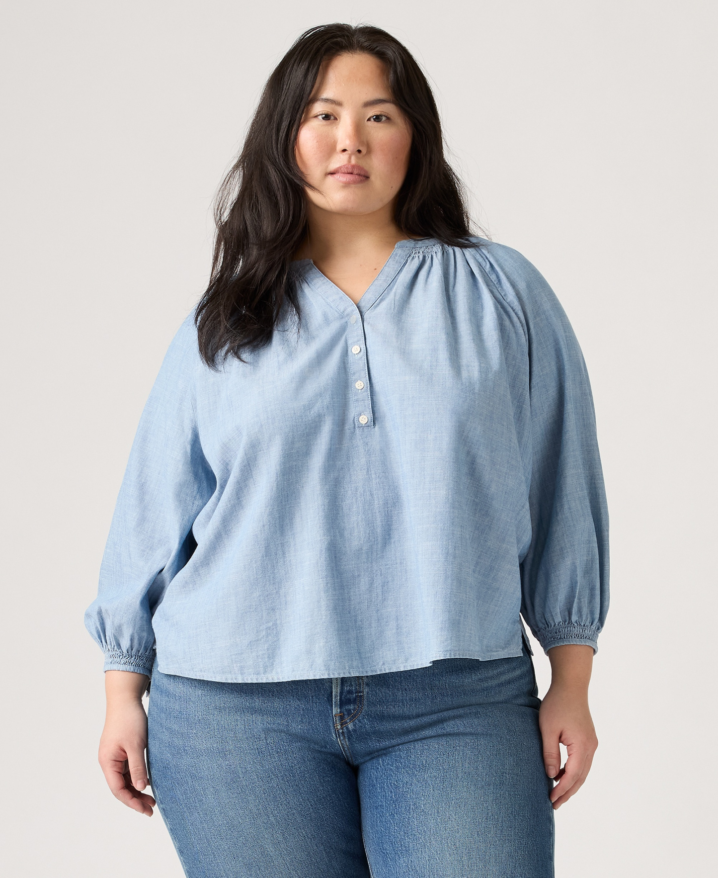 Levi's Women's Reverie Split V-Neck Blouse - Why Hello
