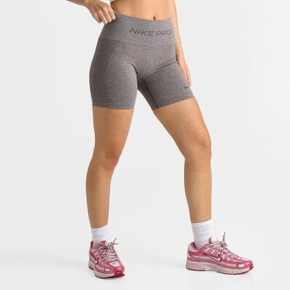 Women's Nithtke Pro Seamless Dri-FIT High-Waisted 5" Biker Shorts - Ridgerock/Heather