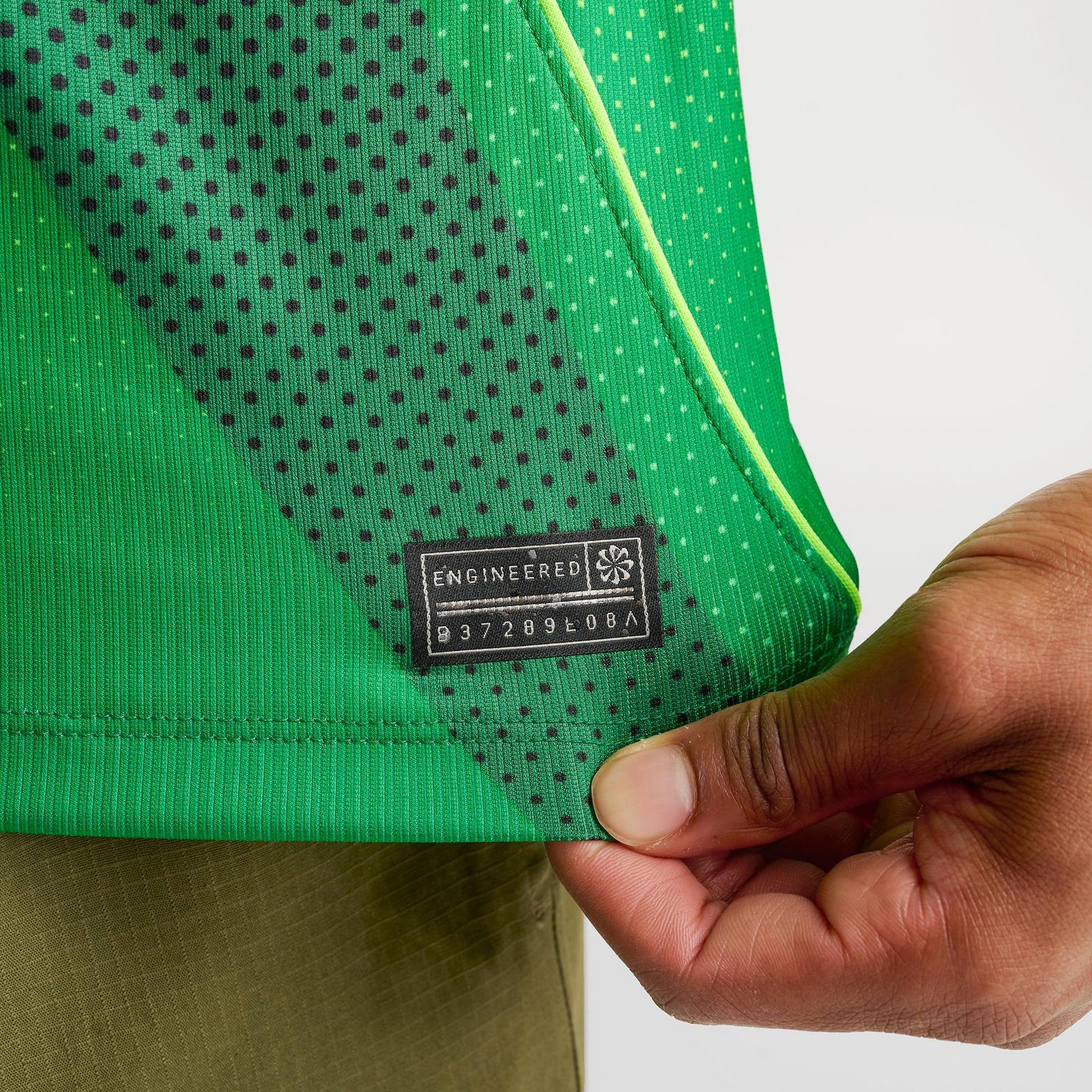 Men's Nike Nigeria 2026 Stadium Home Dri-FIT Replica Soccer Jersey - Pine Green/Electric Green/White