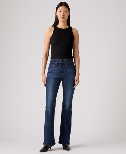 Levi's Women's 726 High-Rise Slim Fit Flare Jeans - Eternal Indigo Dark