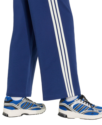 adidas Women's 3-Stripes Wide Pants - Dark Blue/Off White