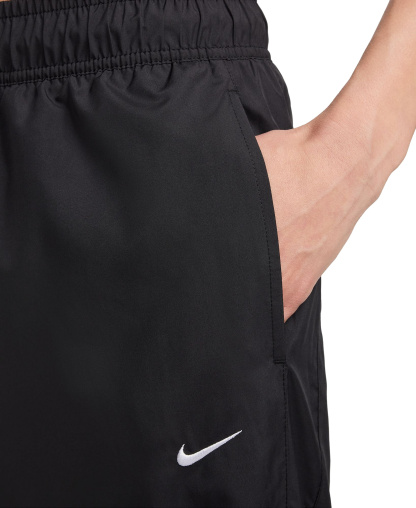 Nike Women's Sportswear Classic Woven Mid-Rise Jogger Pants - Black/White