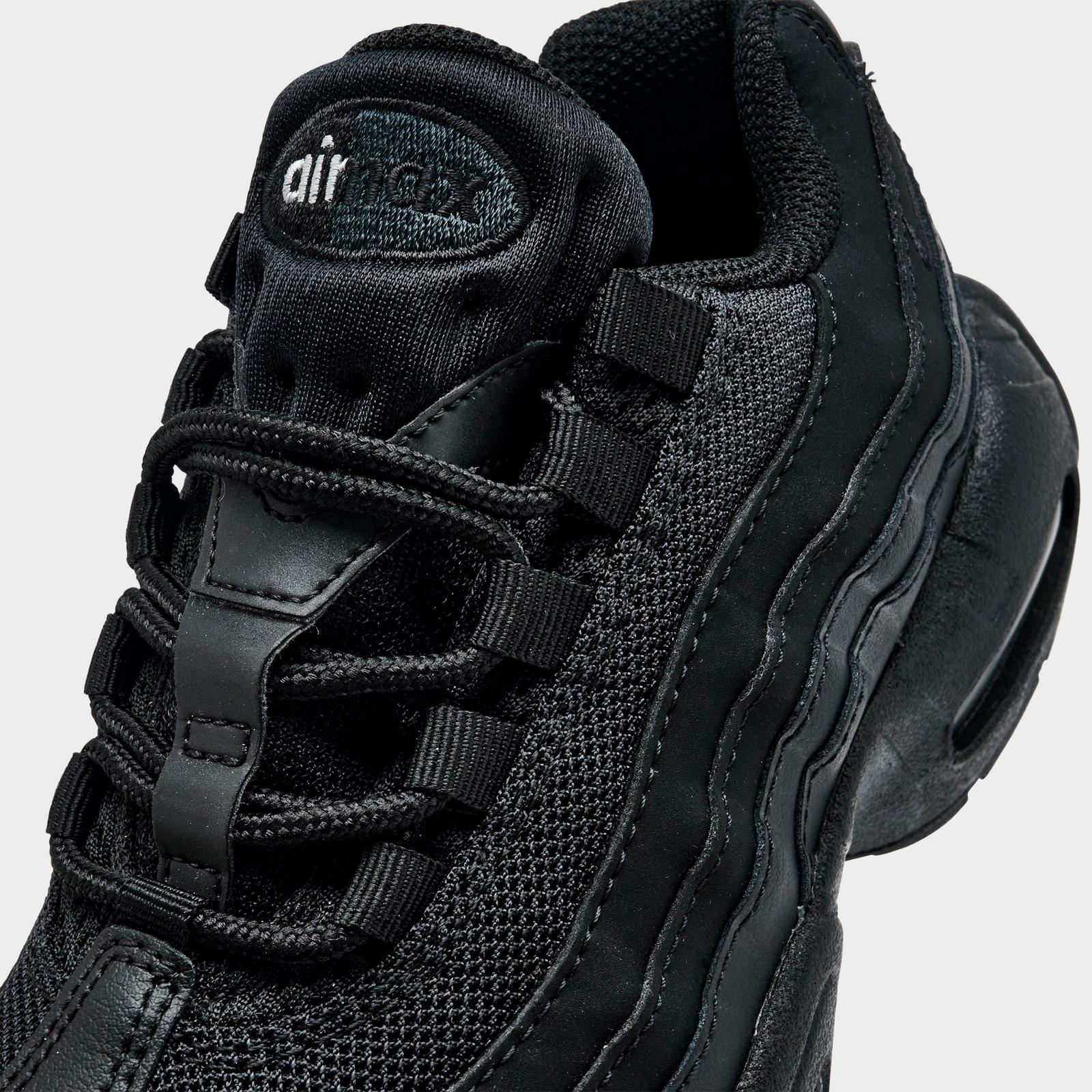 Little Kids' Nike Air Max 95 Recraft Casual Shoes - Black/Black/Black