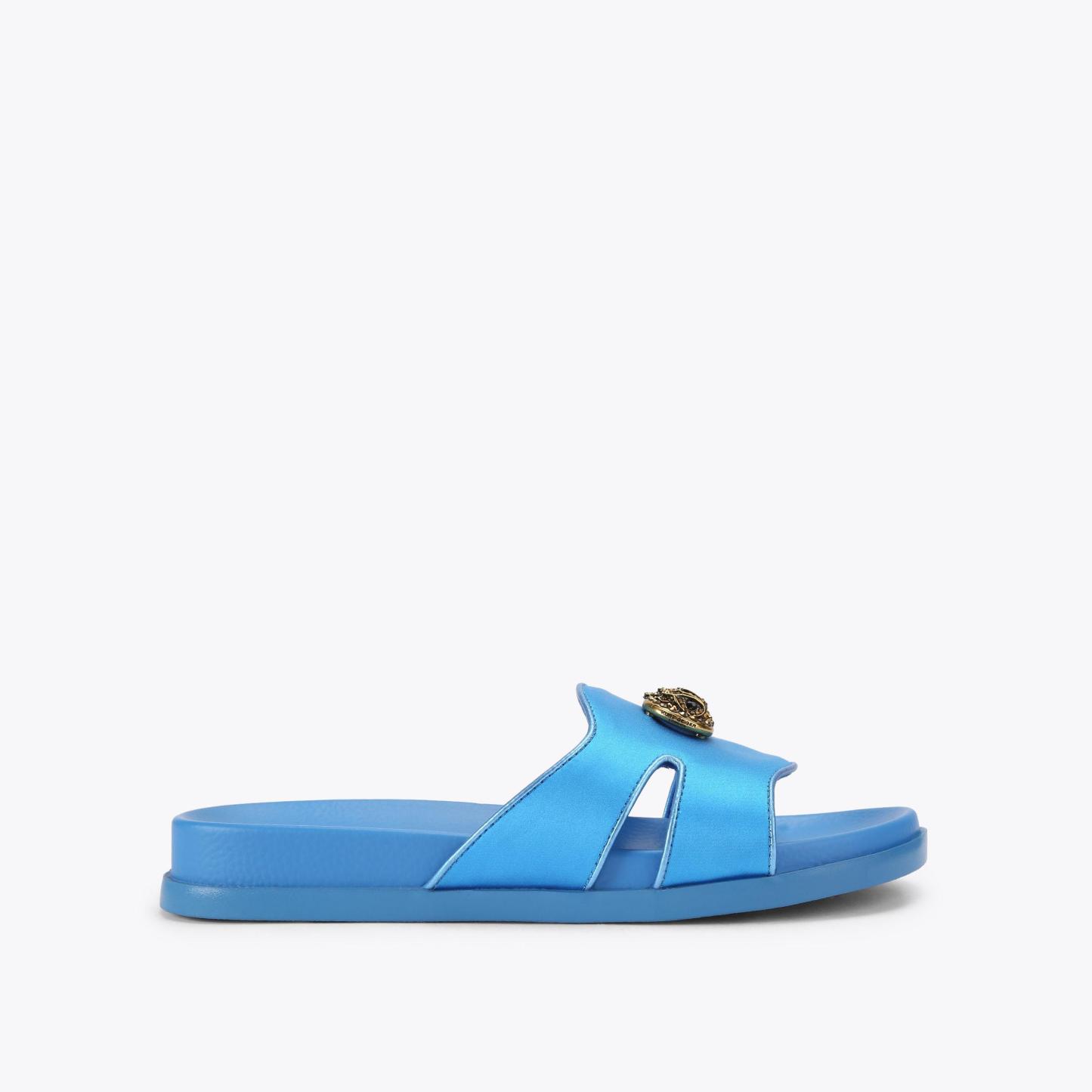 Kurt Geiger London Chelsea Cut Out Slide - Blue