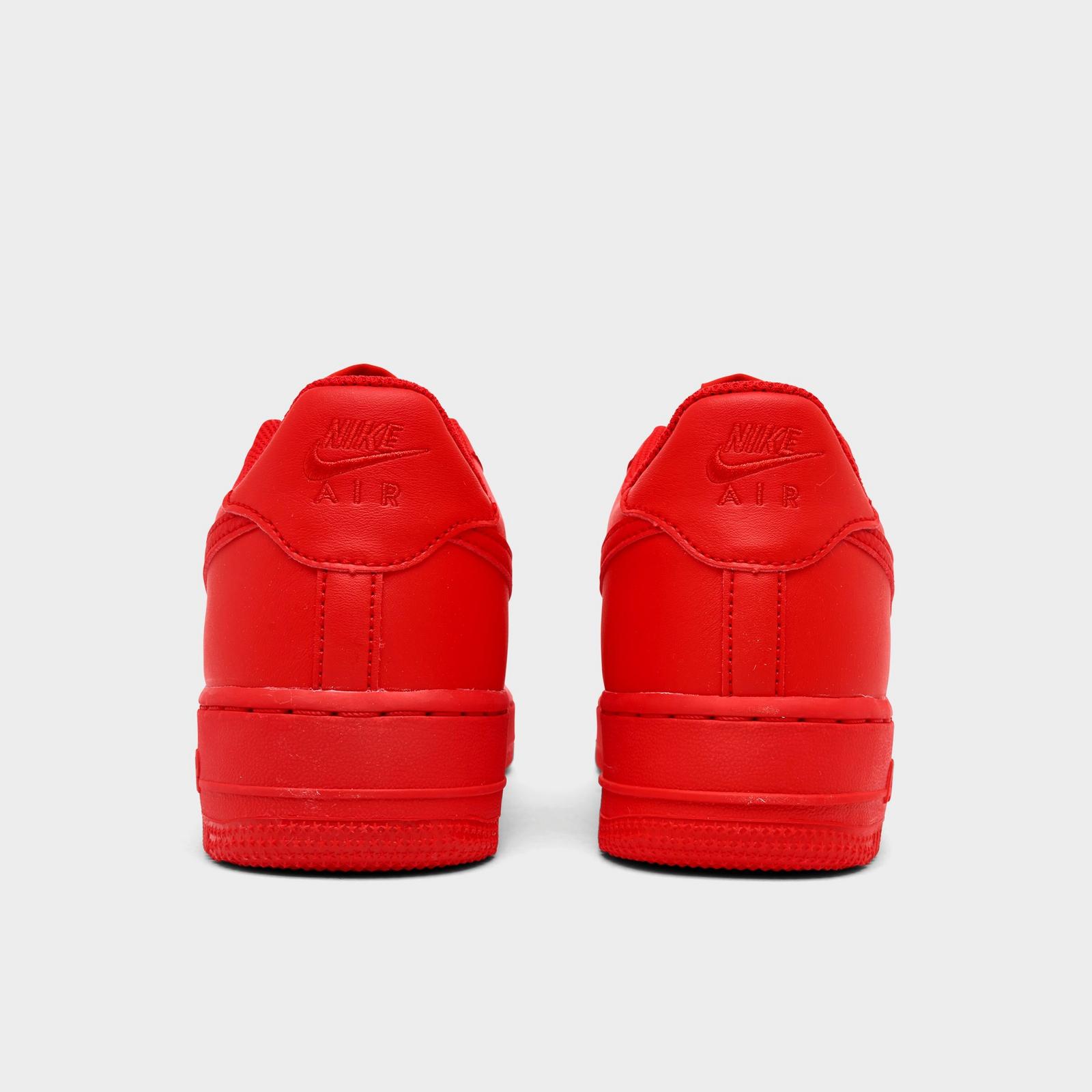 Big Kids' Nike Air Force 1 Low Casual Shoes - Red