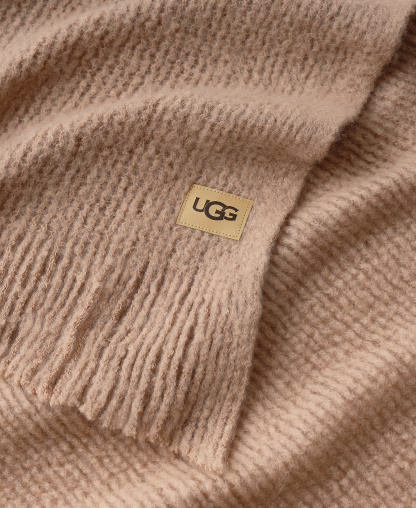 UGG® Margot Knit Throw, 50" x 70" - Sandalwood