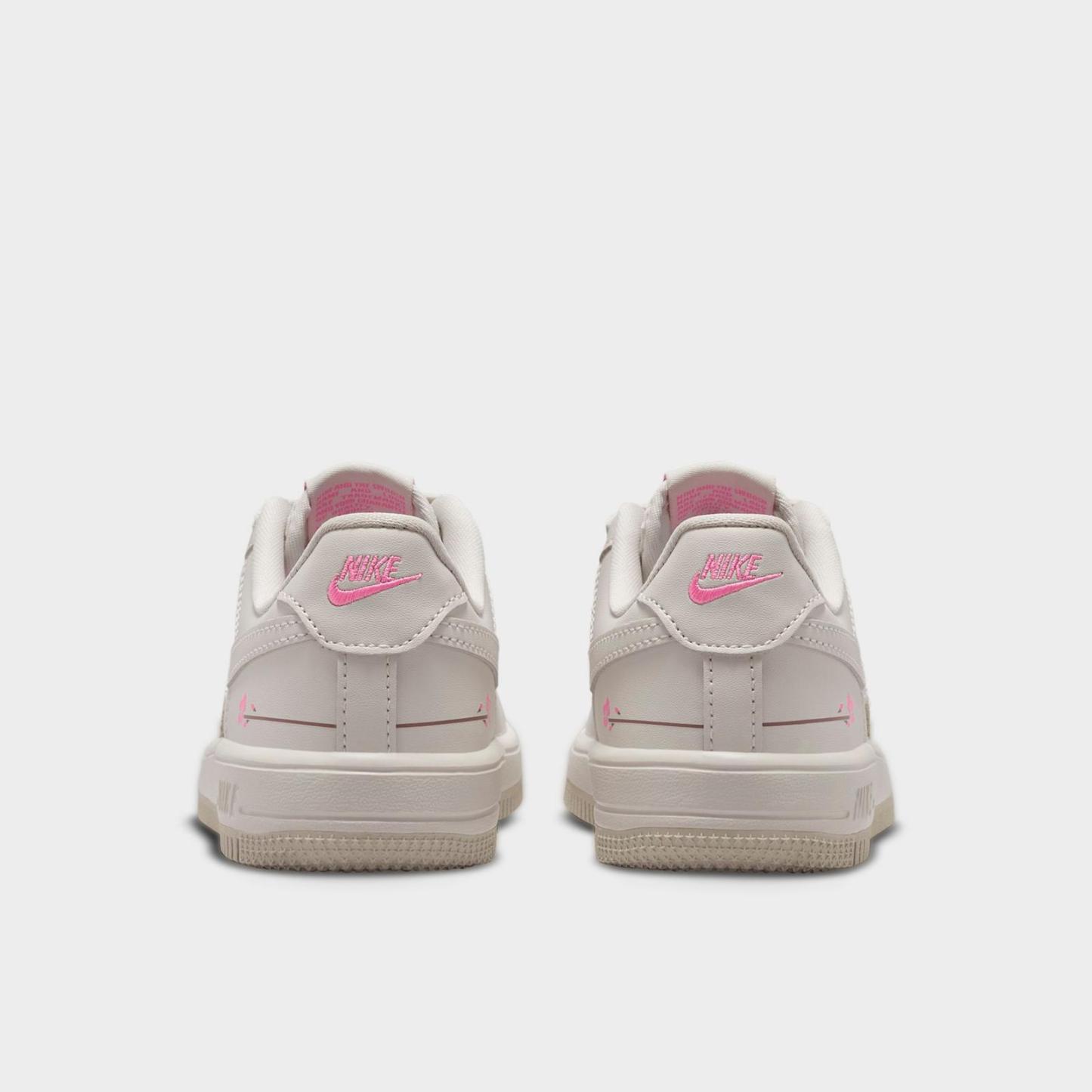 Little Kids' Nike Force 1 Low Casual Shoes - Light Bone/Playful Pink/Fauna Brown/Light Bone
