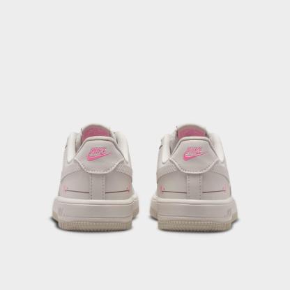Little Kids' Nike Force 1 Low Casual Shoes - Light Bone/Playful Pink/Fauna Brown/Light Bone