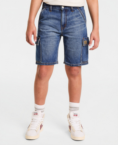 Levi's Big Boys Denim Cargo Shorts - Tumbleweed