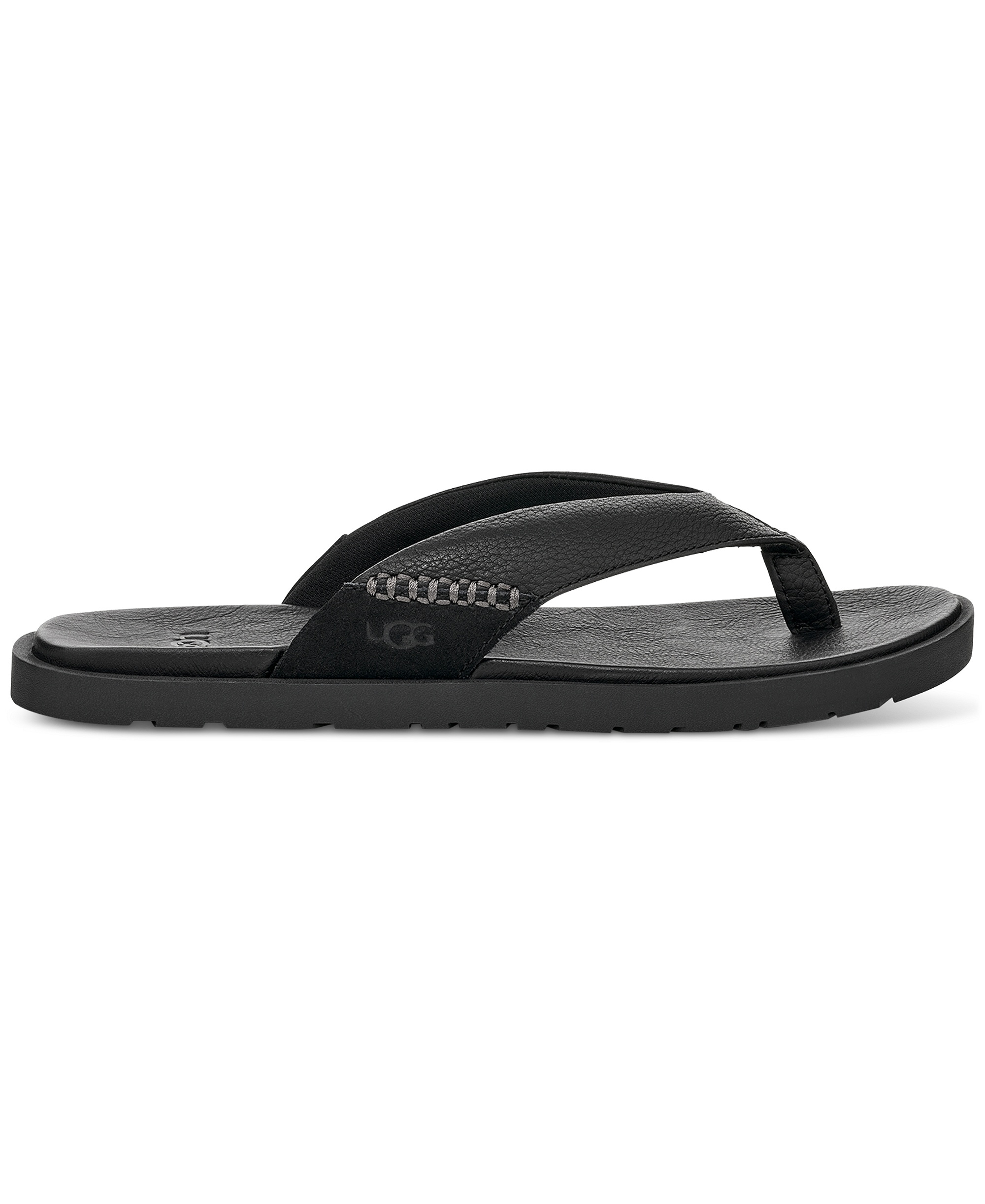 UGG® Men's Seaside II Flip Sandals - Black