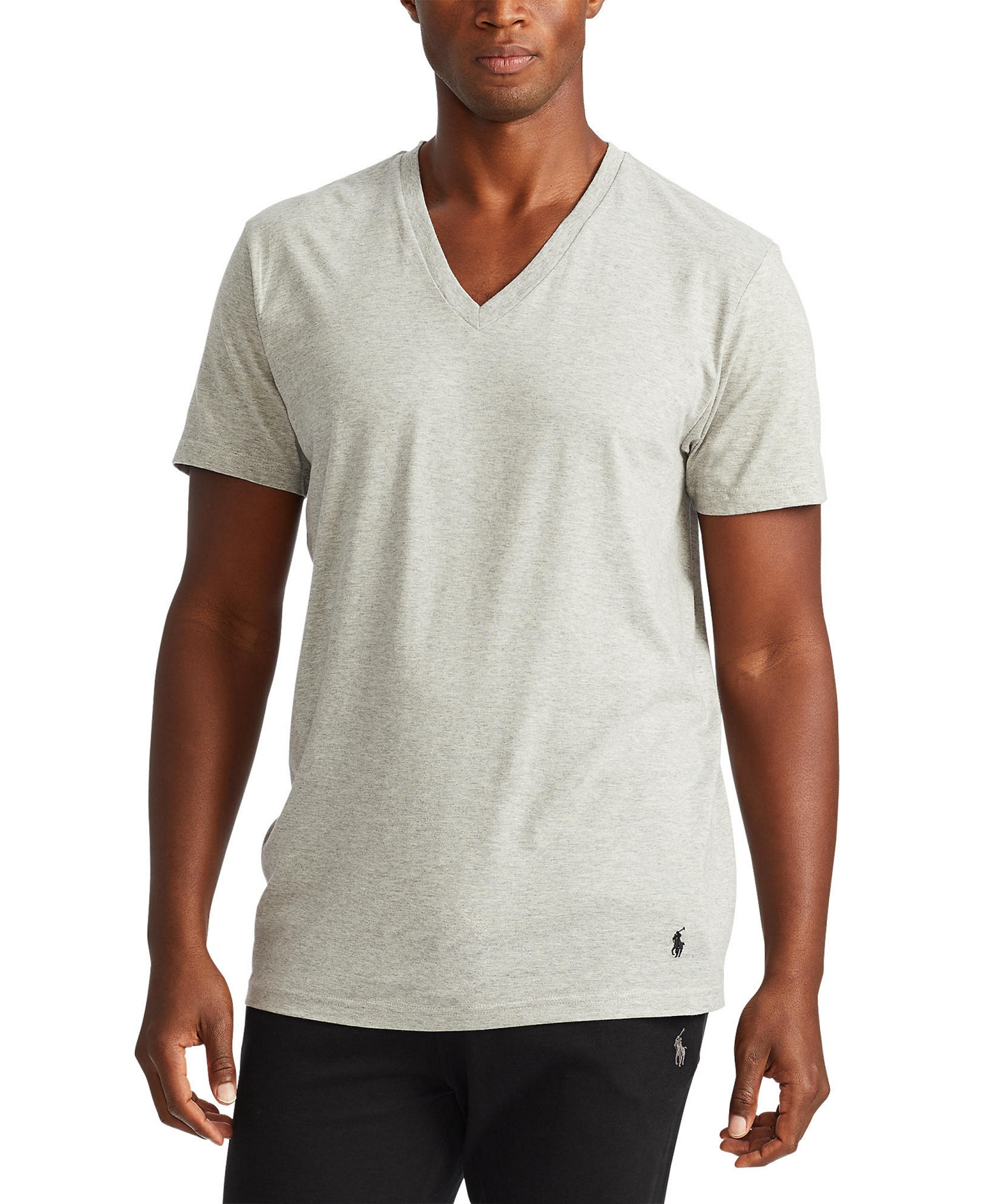 Polo Ralph Lauren Men's 3-Pack V-Neck Classic Undershirts - Andover / Madison / Black