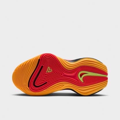 Little Kids' Nithtke Giannis Immortality 5 Basketball Shoes - Laser Crimson/Laser Orange/Black/Metallic Silver - Bottom view