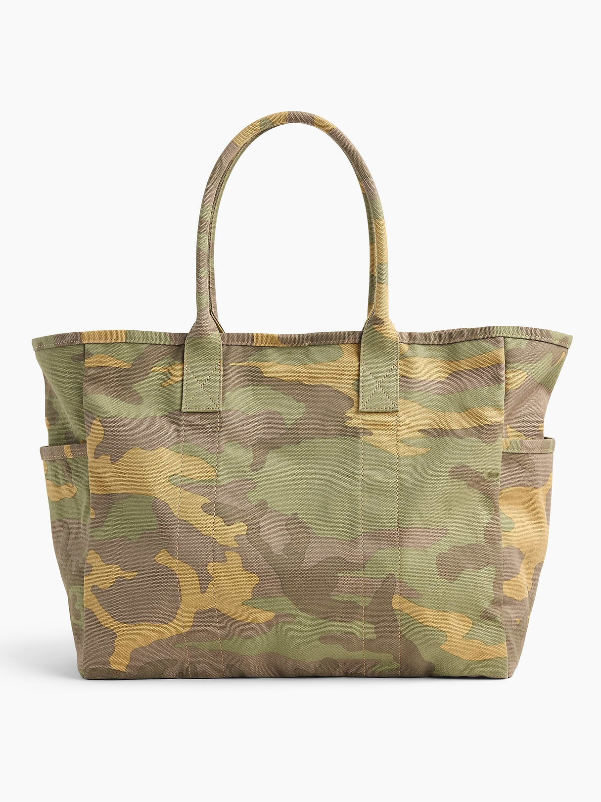 Mini Canvas Favorite Tote - Green camo