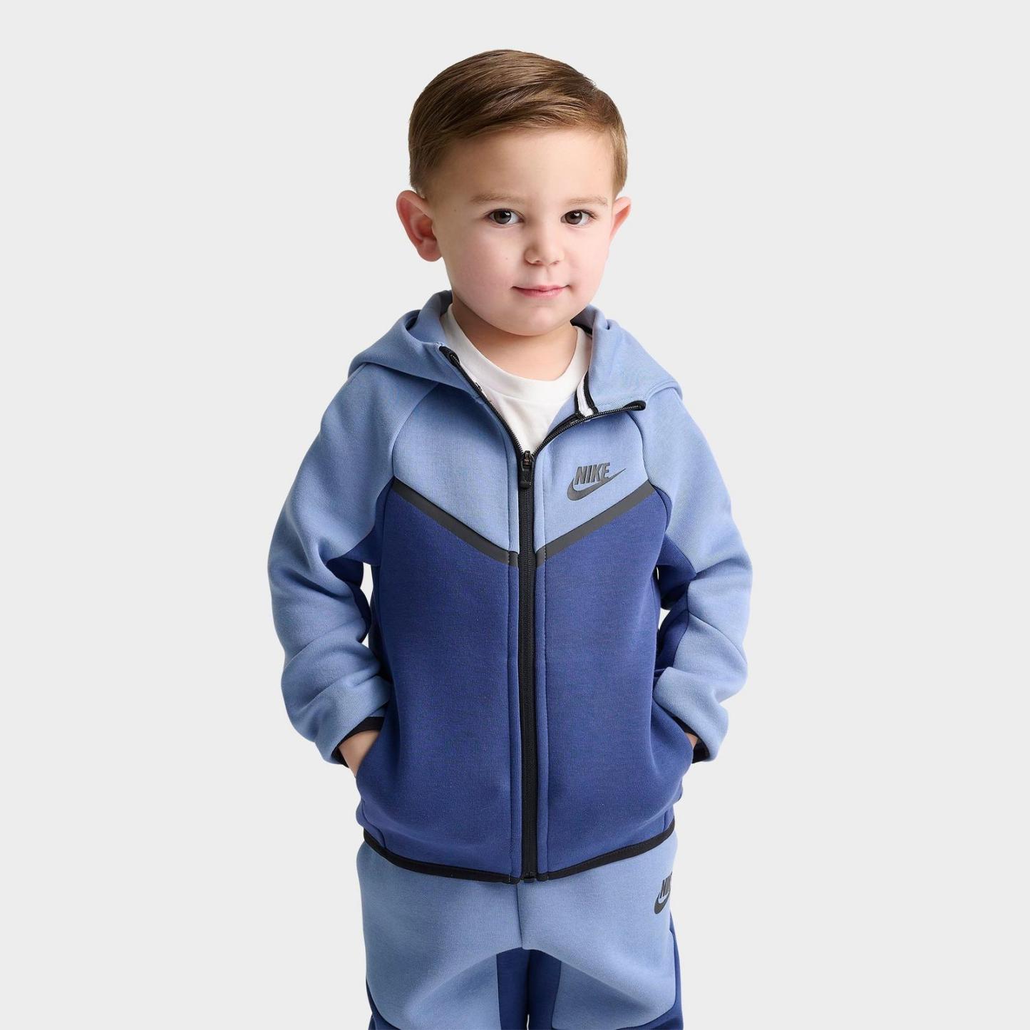 Kids' Toddler Nike Tech Fleece Full-Zip Set - Work Blue