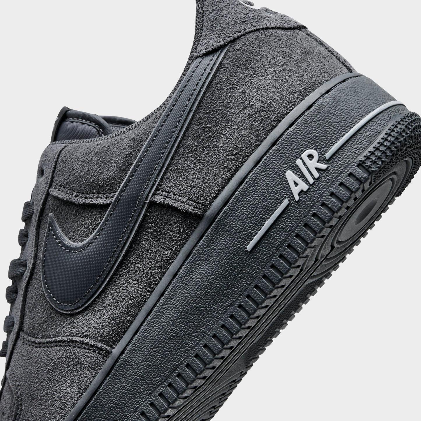 Men's Nithtke Air Force 1 '07 LV8 Casual Shoes - Part 2 - Anthracite/Anthracite - Detail shot
