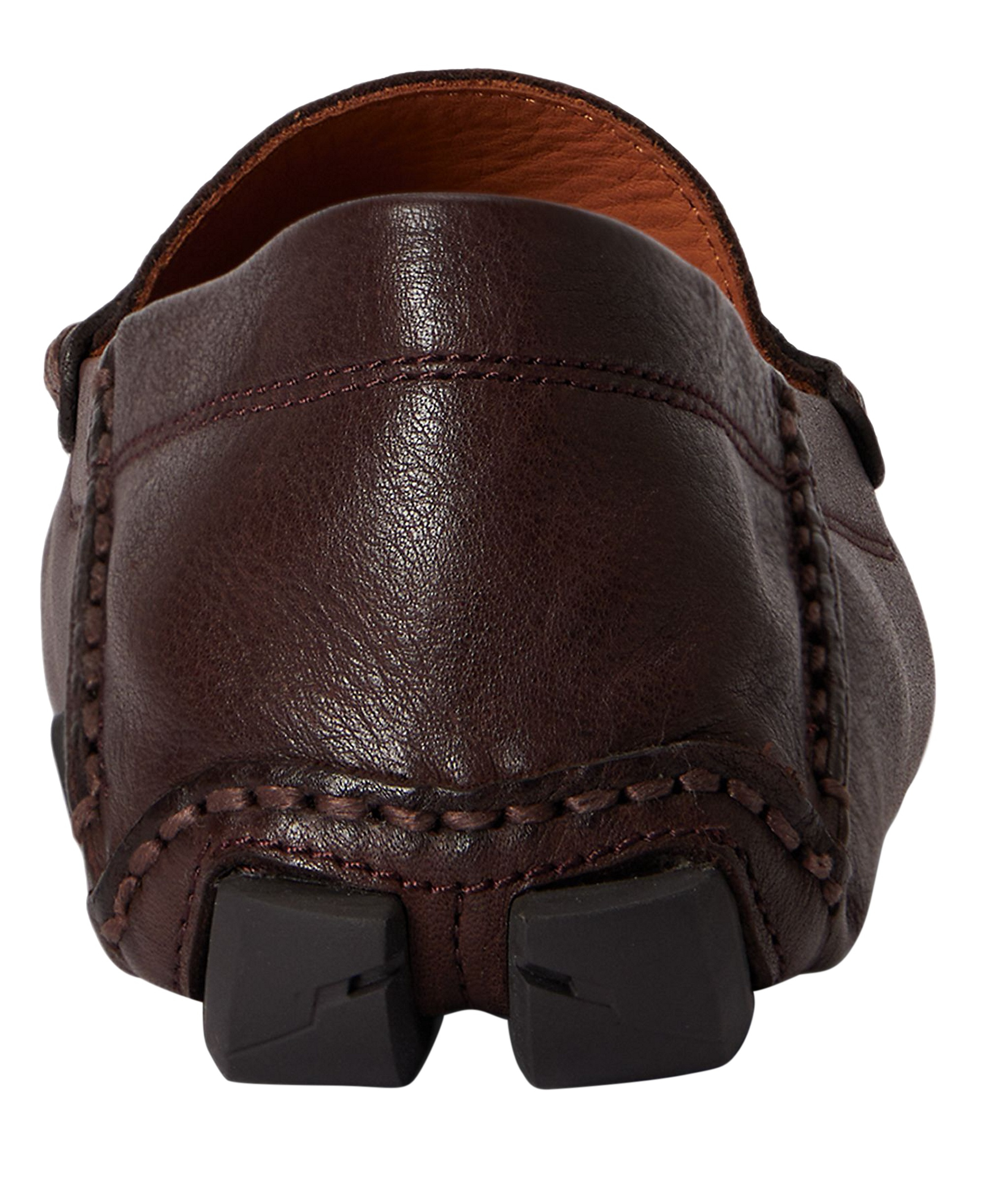 Polo Ralph Lauren Men's Anders Leather Collapsible Heel Driver Loafers - Brown