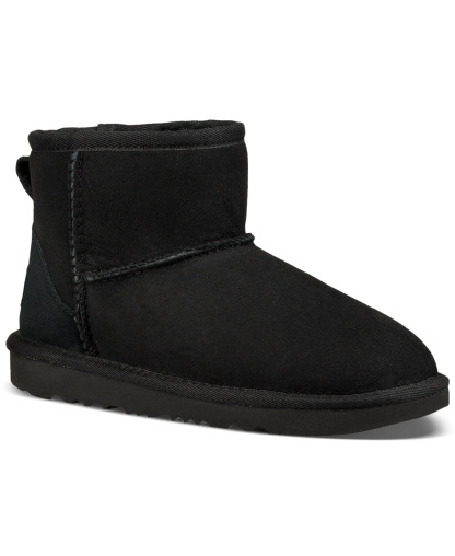 UGG® Kids' Classic Mini II Pull-On Booties - Black