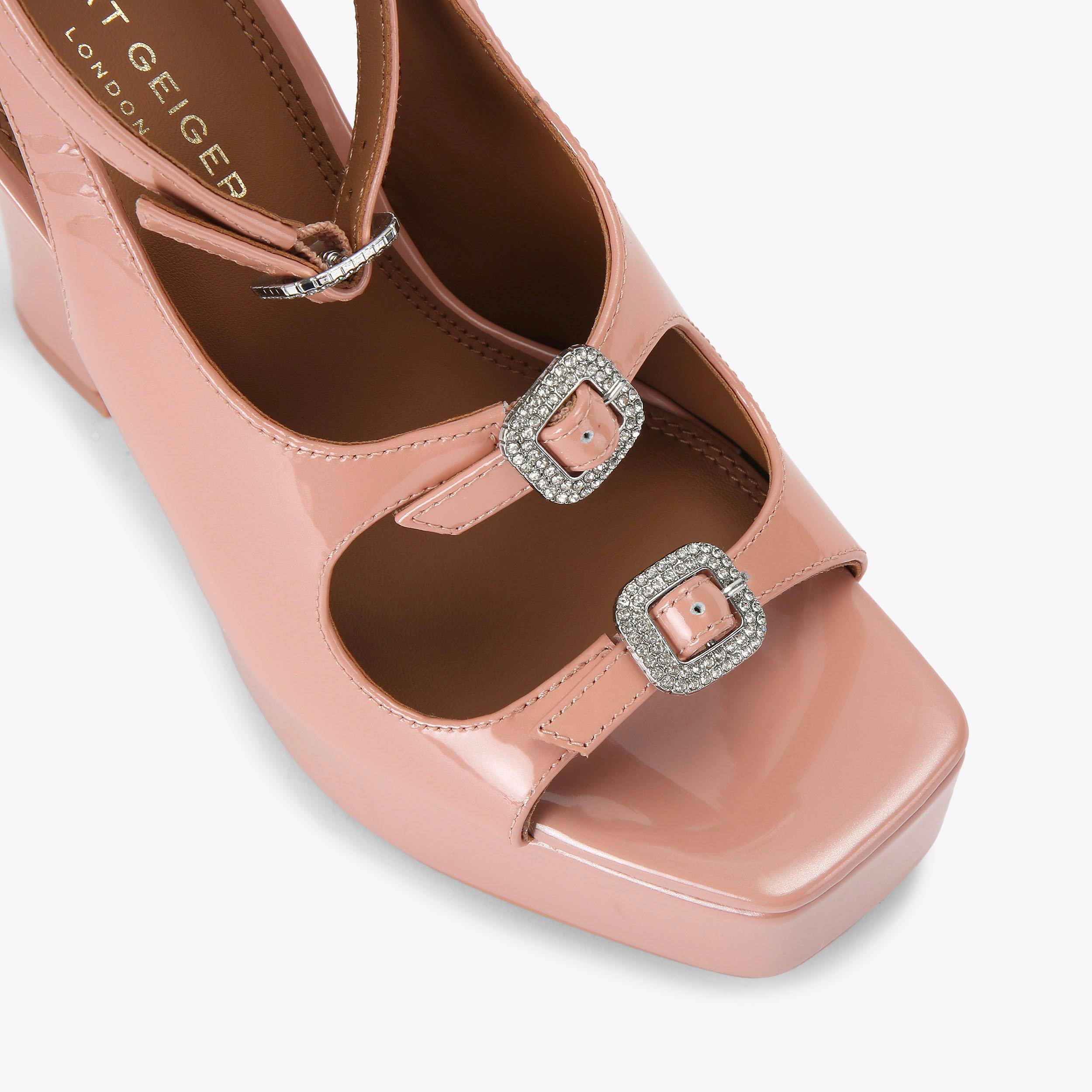 Kurt Geiger London Buckle Platform Sandal - Multi Colored - view 5