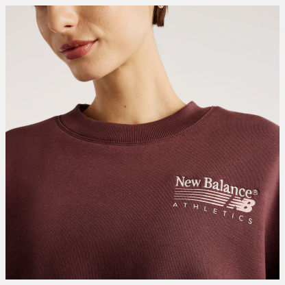 New Balance Trackside Fleece Crew, WT62T7JOYLR