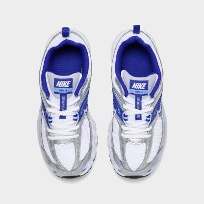 Big Kids' Nike Air Max Moto 2K Casual Shoes - White/Wolf Grey/Royal Pulse/Concord