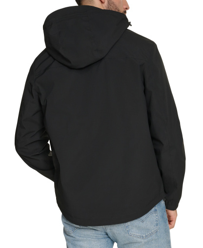 Levi's Men's Hooded Rain Jacket - Black