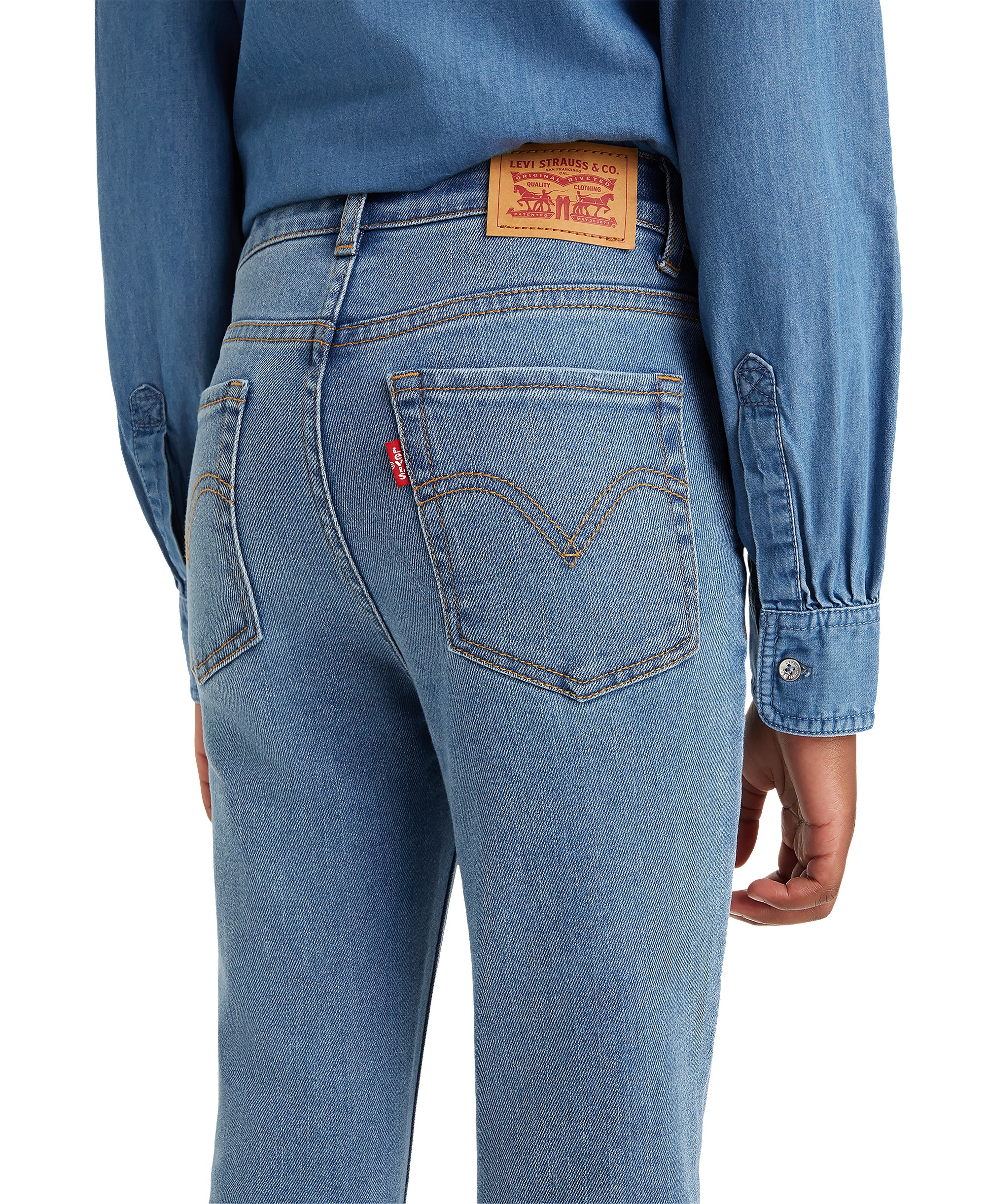 Levi's Girls' 7-16 726 High-Rise Flare Jeans - Clean Getaway