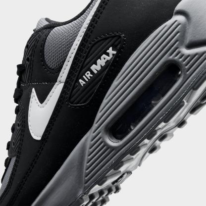 Men's Nithtke Air Max 90 Casual Shoes - Part 4 - Black/Smoke Grey/Photon Dust - Detail shot