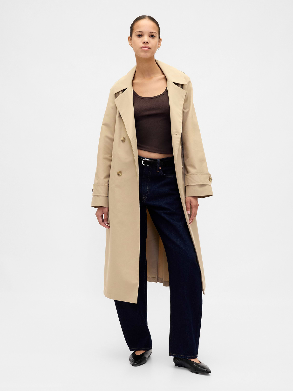 Modern Crop Cami - Terra brown