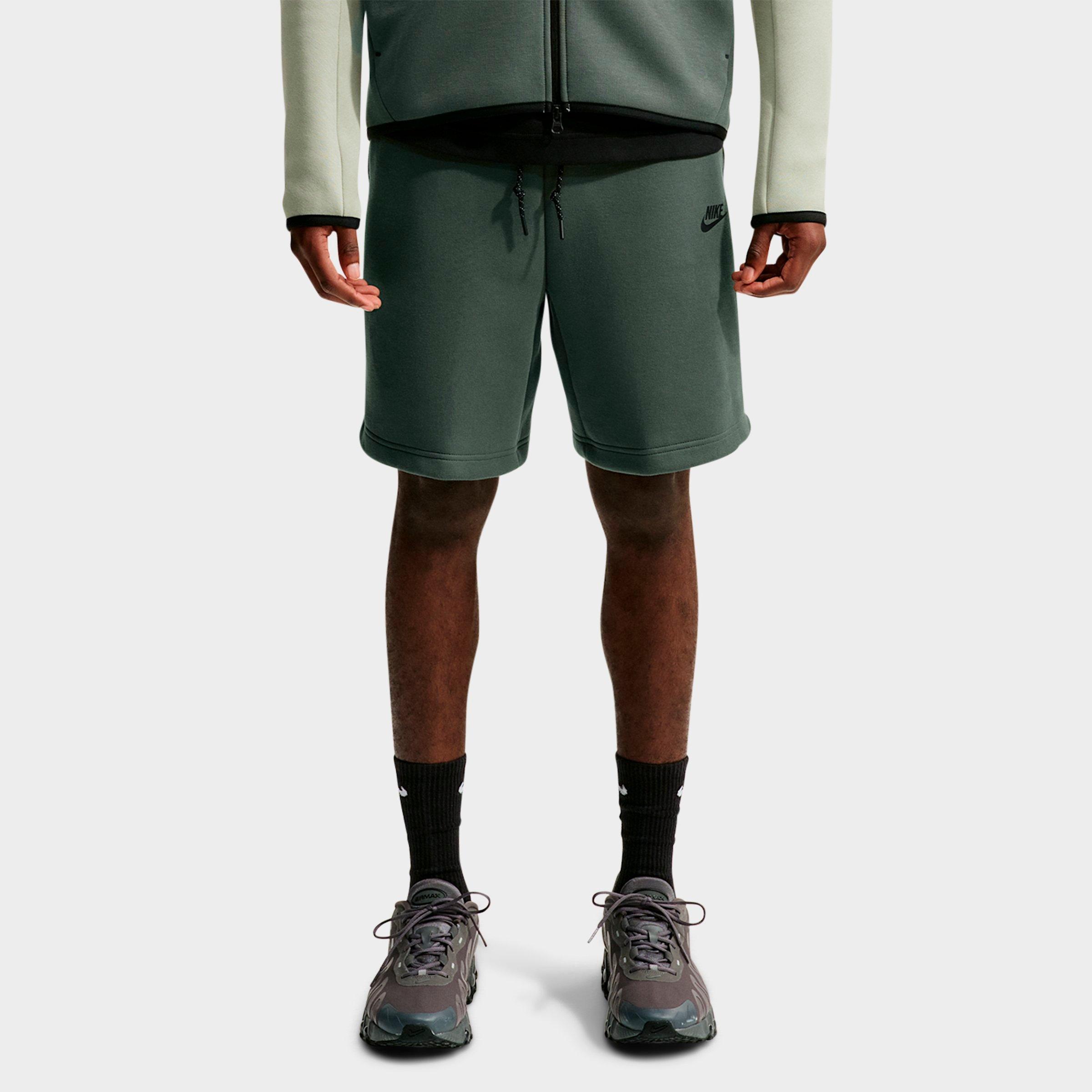 Men's Nithtke Tech Fleece Shorts - Camo Green/Black