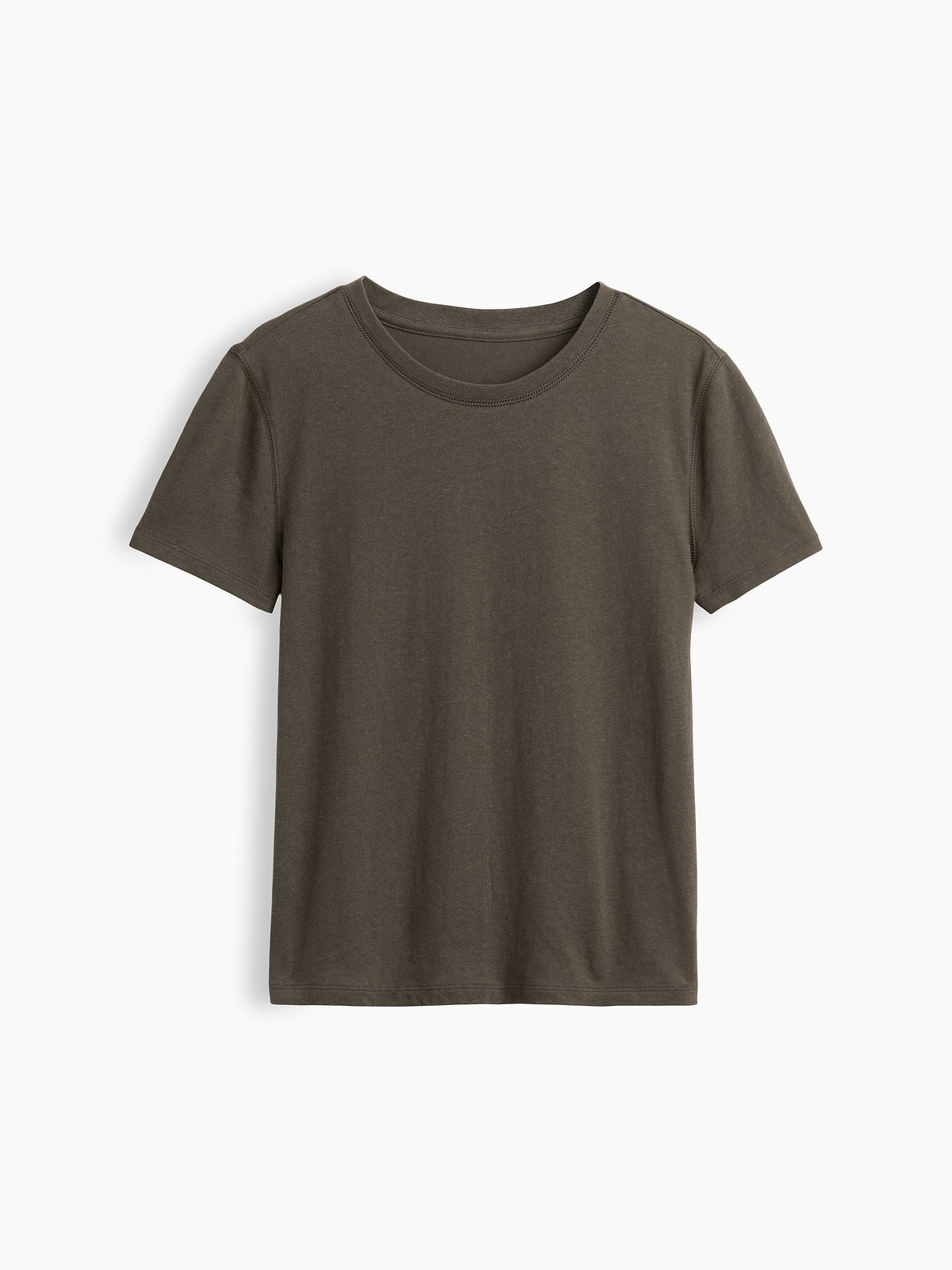 100% Cotton Authentic Shrunken T-Shirt - Bamboo green