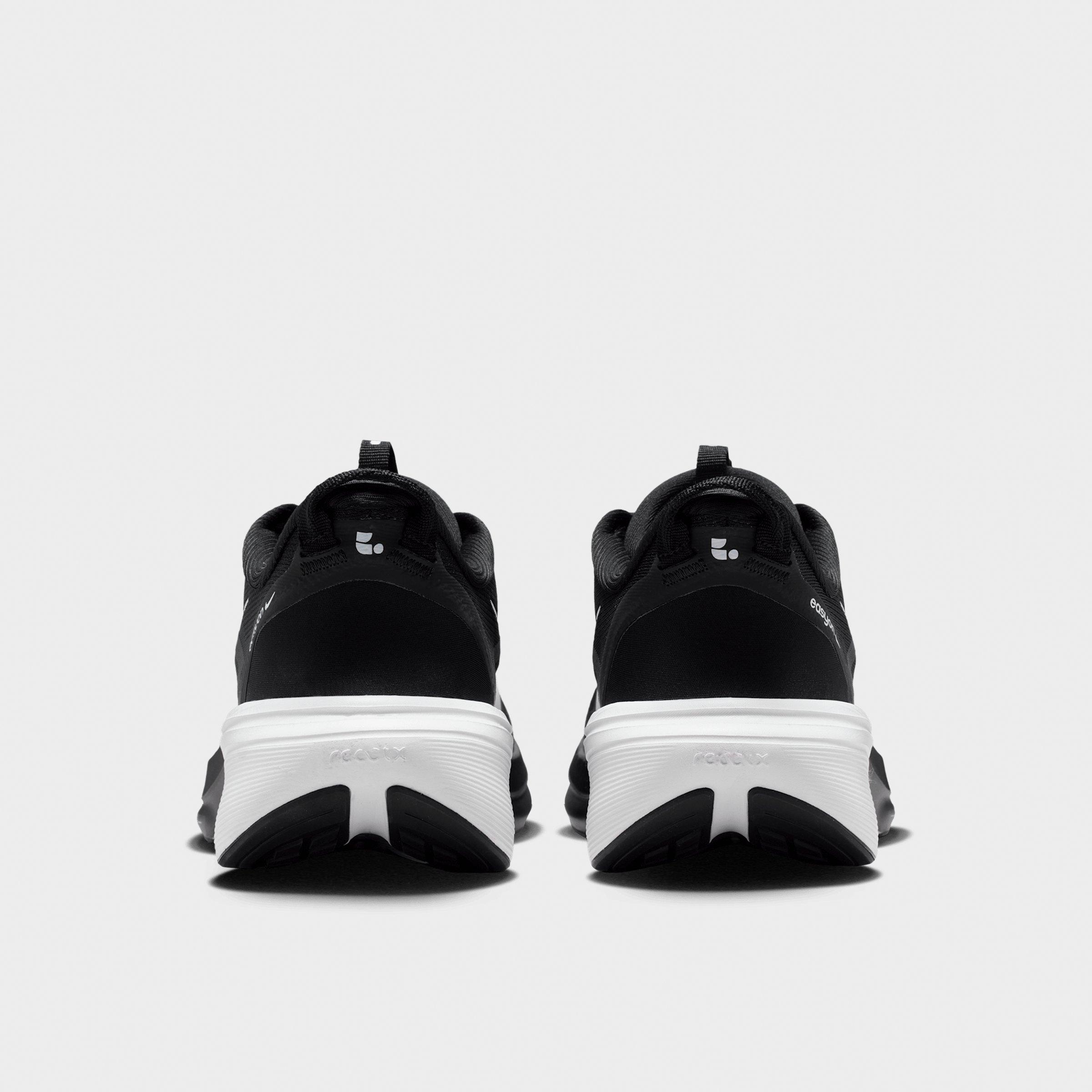 Men's Nithtke Pegasus 42 EasyOn Running Shoes - Black/Dark Smoke Grey/White - Back view