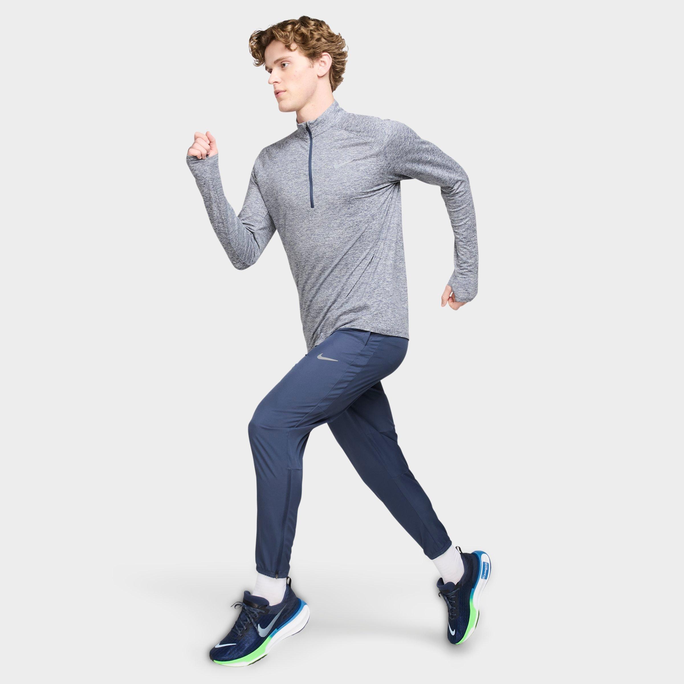 Men's Nithtke Stride Dri-FIT Quarter-Zip Running Top - Thunder Blue/Heather