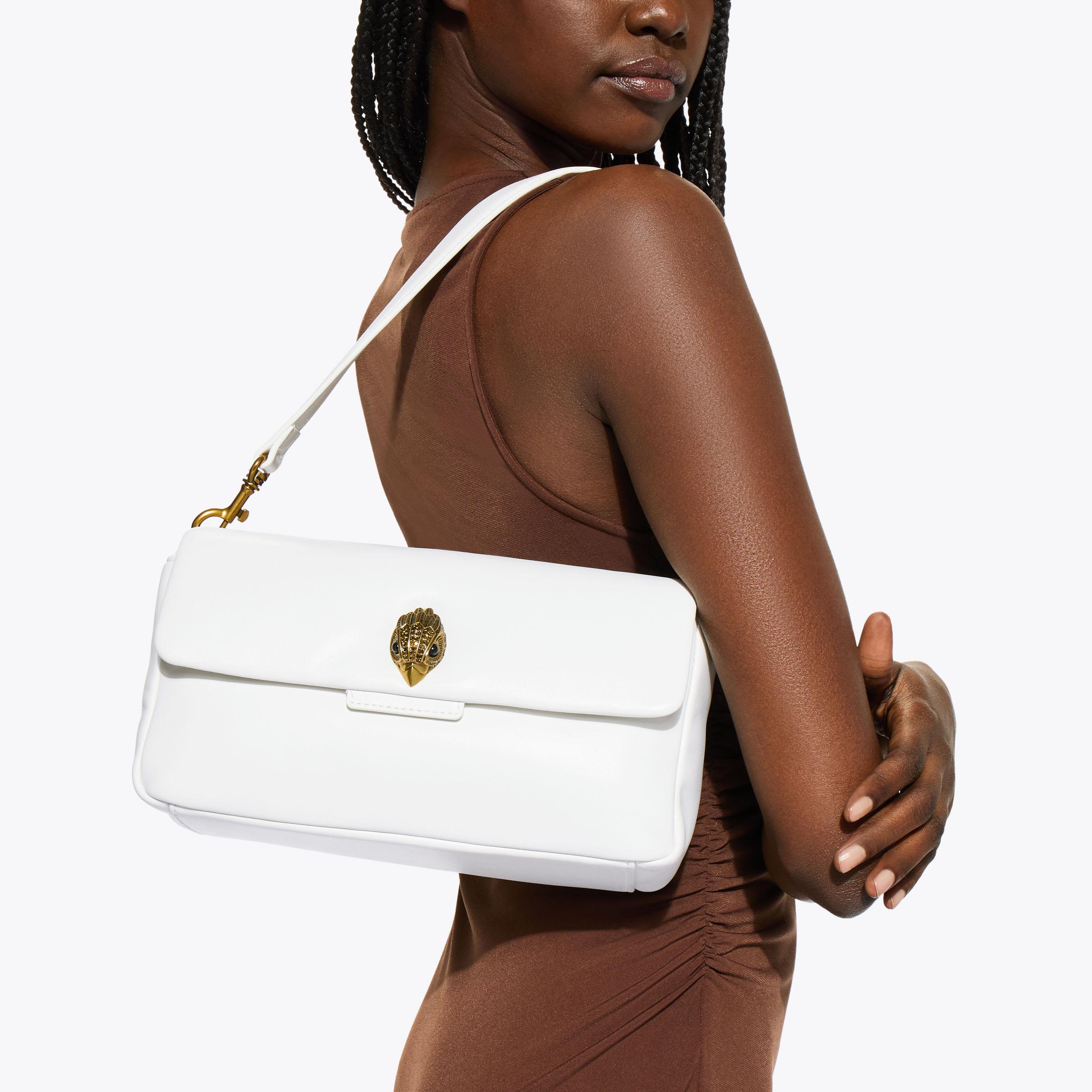 Kurt Geiger London Leather Oxford Bag - White - view 2
