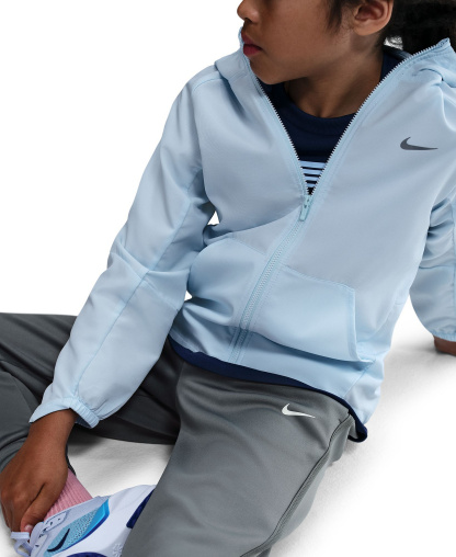 Nike Big Kids Multi Knit Pants - Smoke Gray/white