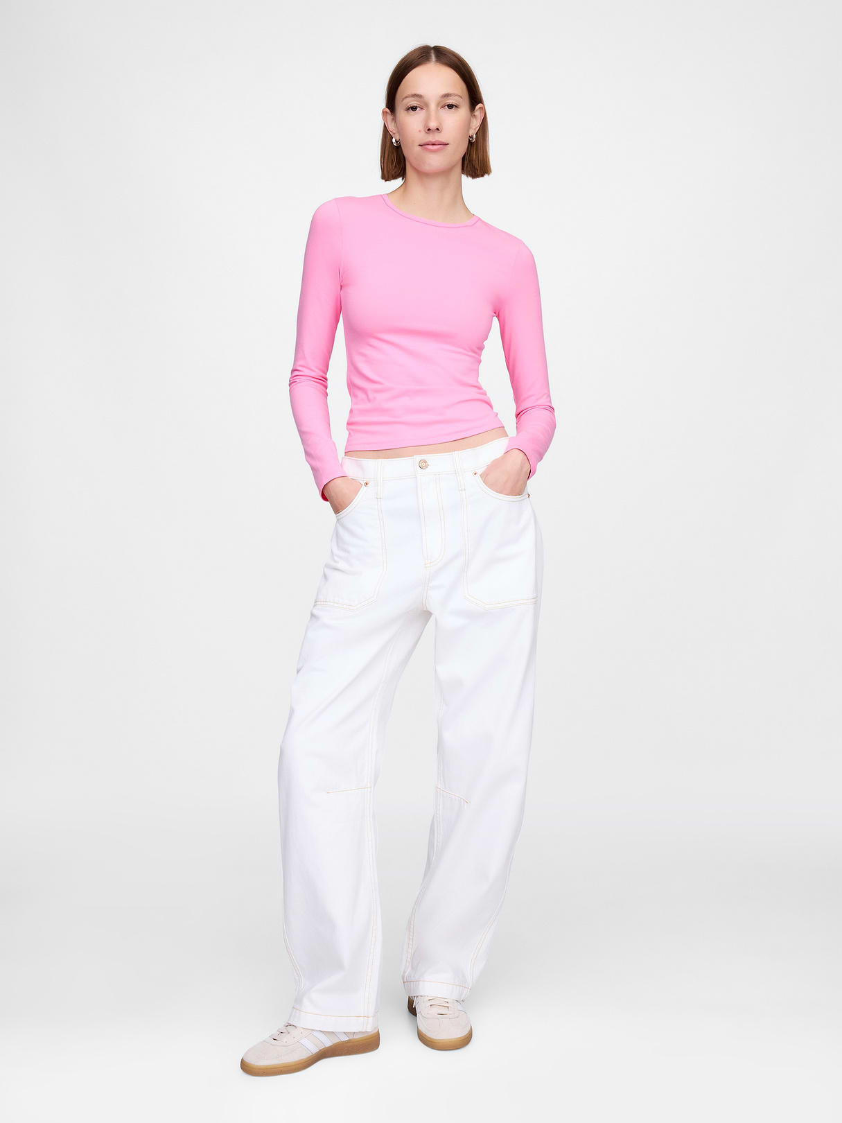 CloseKnit Jersey T-Shirt - Parisian pink