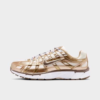 Women's Nithtke P-6000 Casual Shoes - Part 1 - Sail/Linen/White/Dark Hazel - Left shoe facing left. Outside of the shoe.