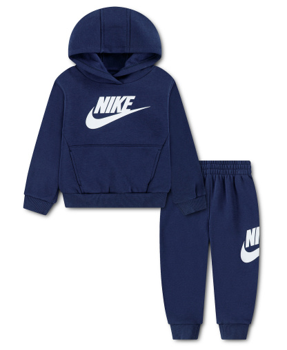 Nike Toddler Boys' and Girls' 2T-4T Club Fleece Long-Sleeve Hoodie and Pants, 2-Piece Set - Midnight Navy