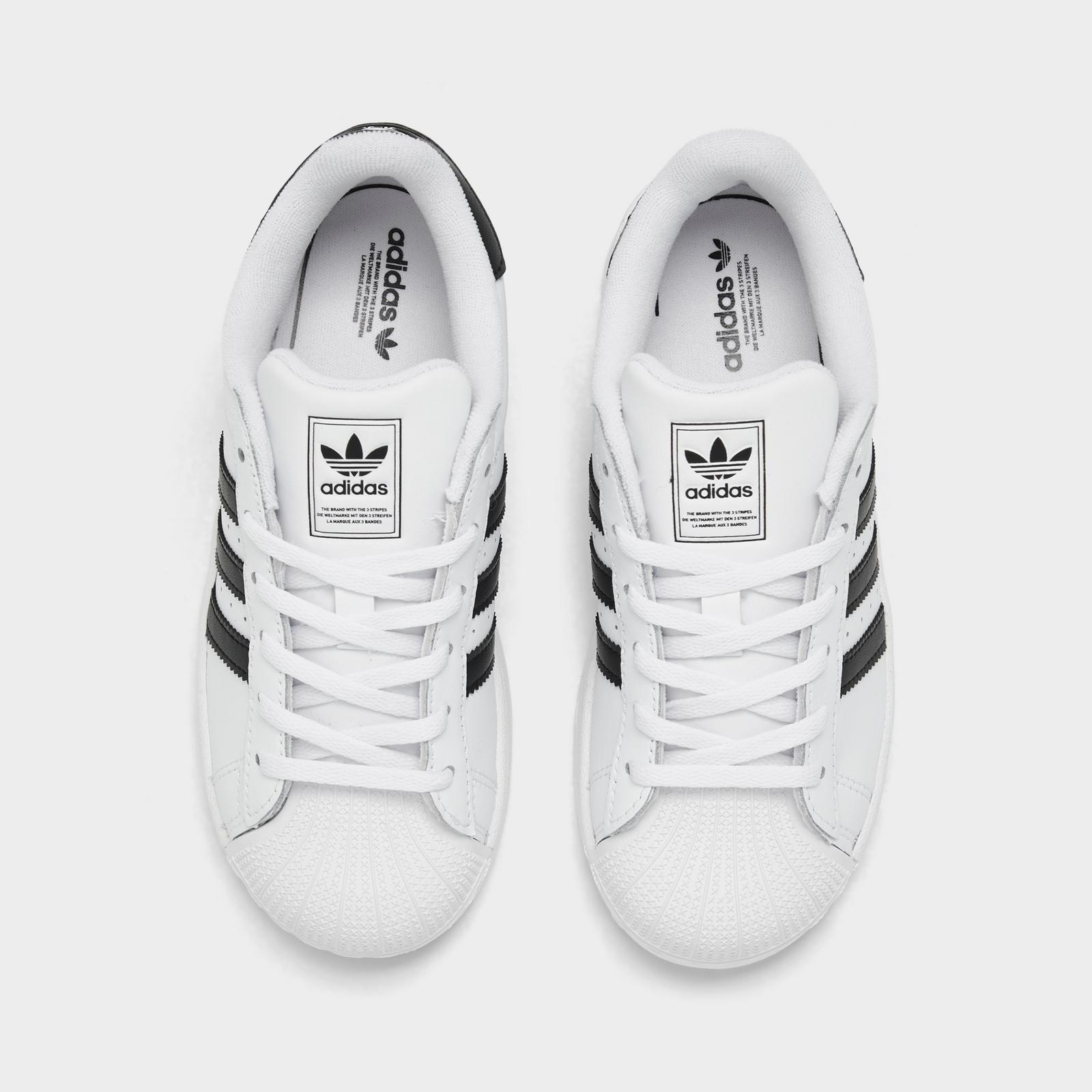 Little Kids' adidas Originals Superstar II Casual Shoes - Cloud White/Core Black/Cloud White - view 5