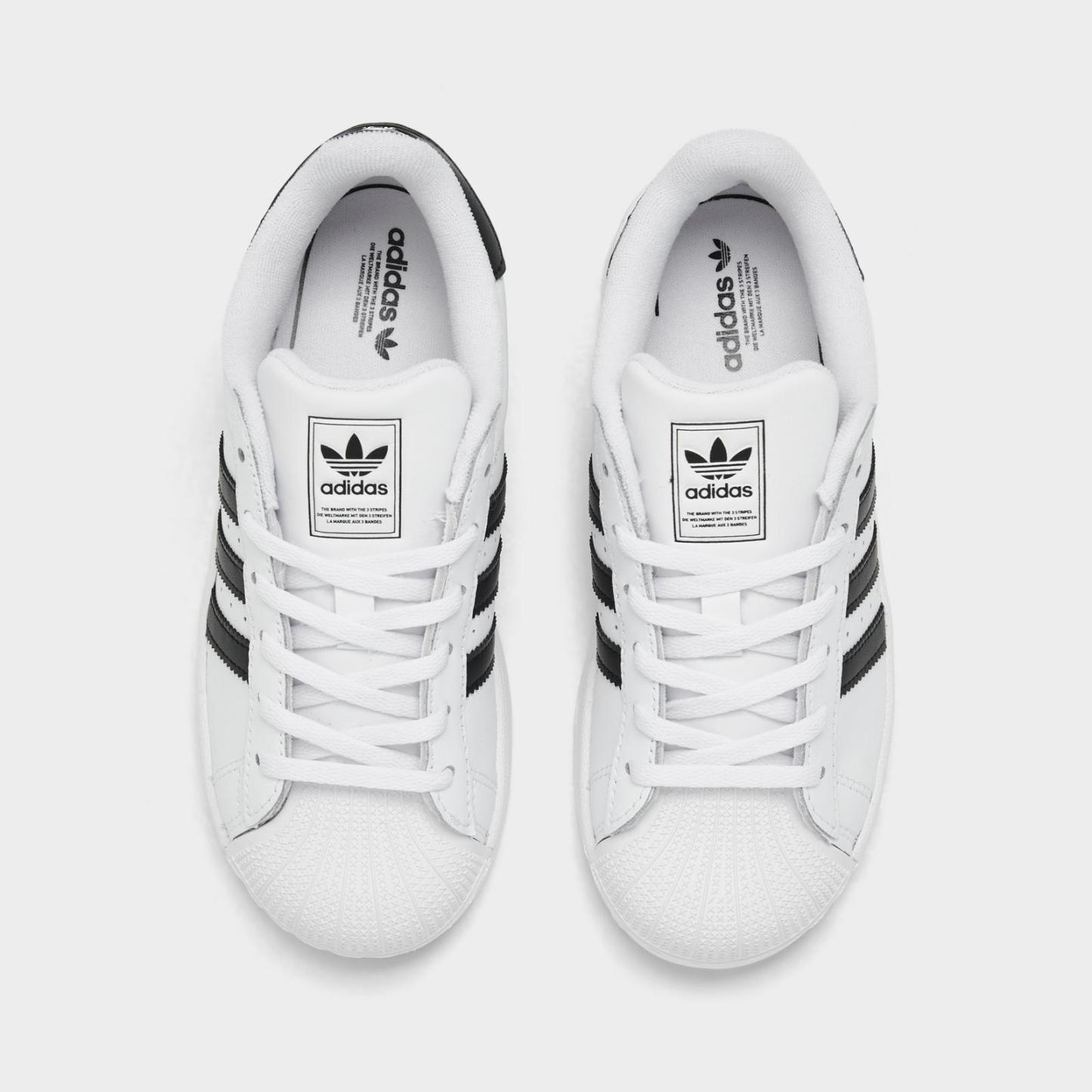 Little Kids' adidas Originals Superstar II Casual Shoes - Cloud White/Core Black/Cloud White - view 5