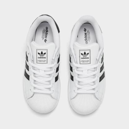 Little Kids' adidas Originals Superstar II Casual Shoes - Cloud White/Core Black/Cloud White - view 5