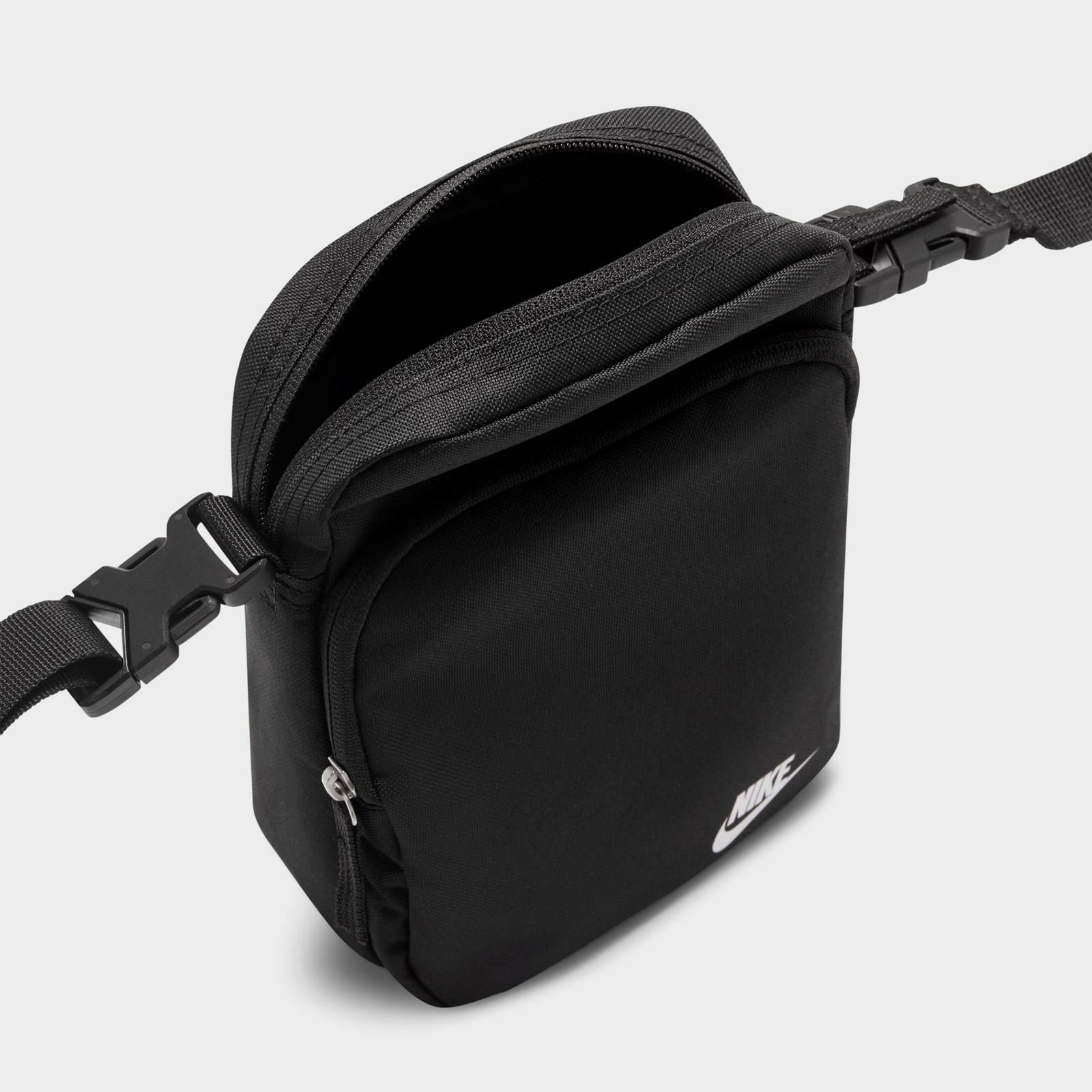 Nike Heritage Crossbody Bag (4L) - Black/Black/White