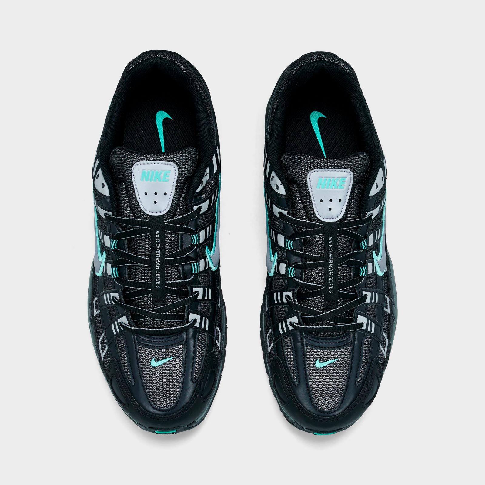 Men's Nike P-6000 Casual Shoes - Black/Hyper Turquoise/Cool Grey/Metallic Cool Grey (IR1477-010)