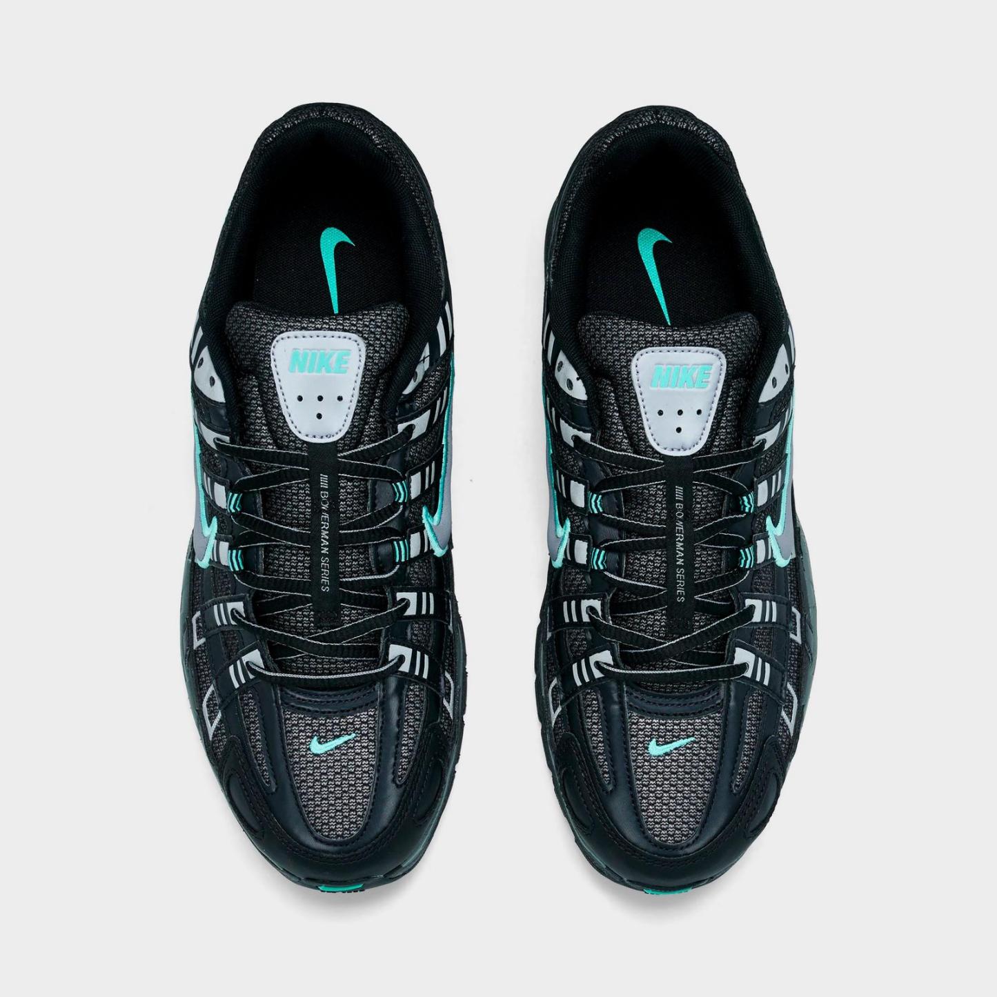 Men's Nike P-6000 Casual Shoes - Black/Hyper Turquoise/Cool Grey/Metallic Cool Grey (IR1477-010)