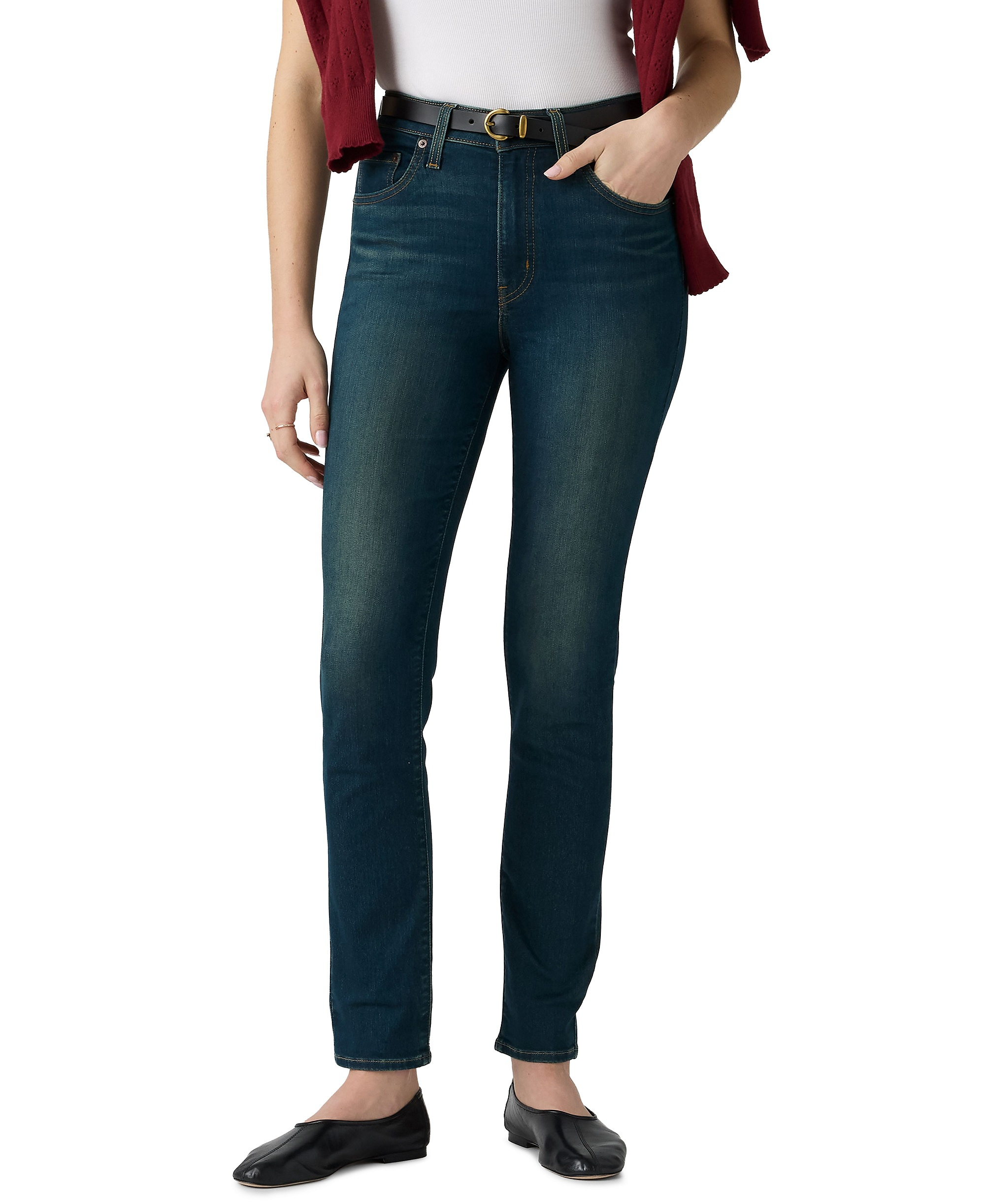 Levi's Women's 721 High-Rise Stretch Skinny Jeans - Tint Time