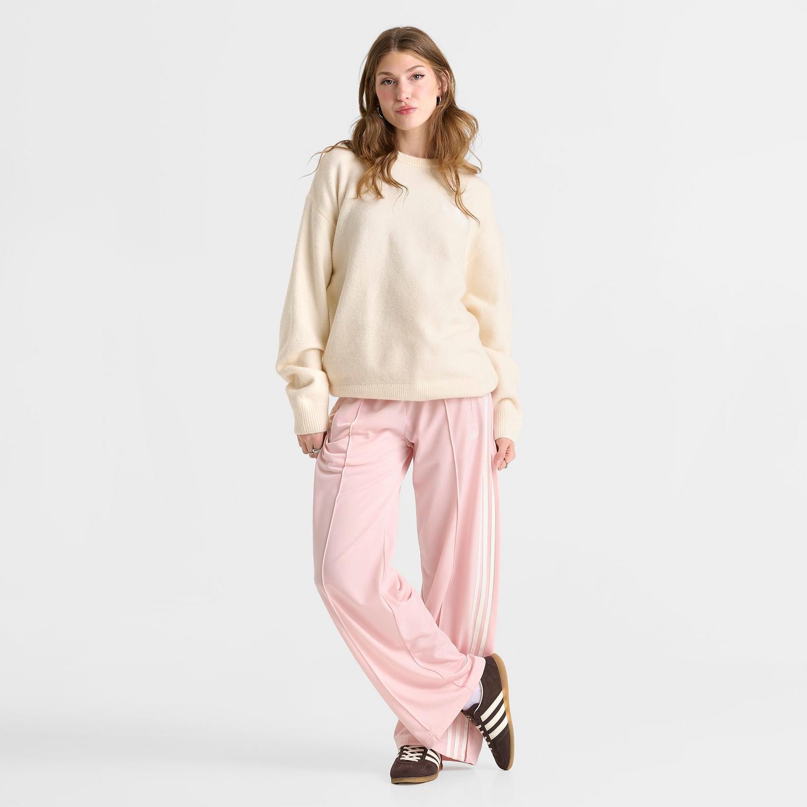 Women's adidas Originals adicolor 3-Stripes Firebird Loose Track Pants - Sandy Pink - view 2