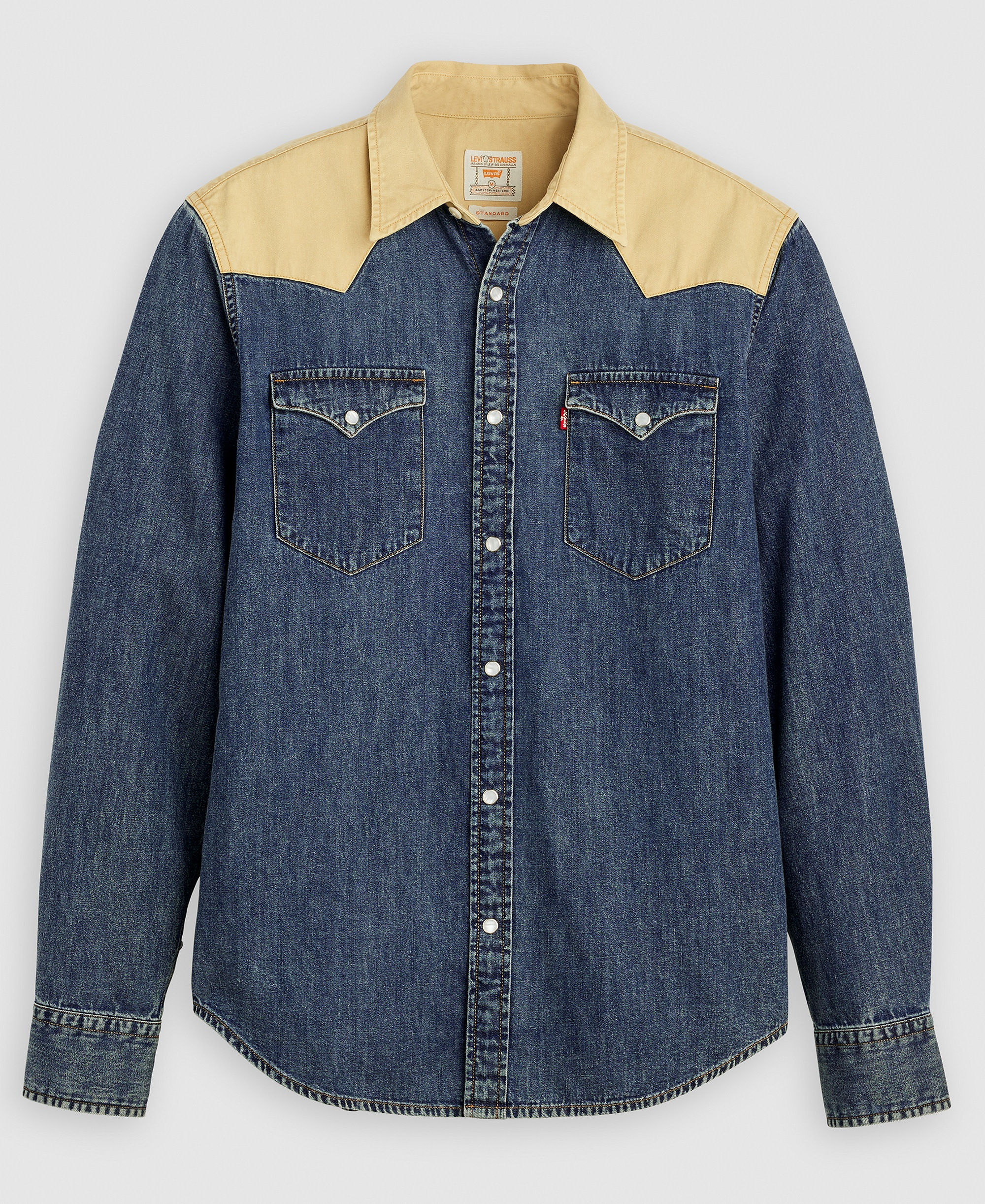 Levi's Men's Classic-Fit Western Shirt - Blue