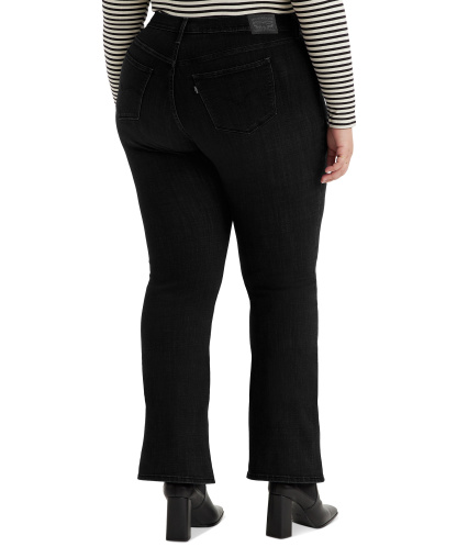 Levi's 315 Shaping Mid Rise Lightweight Bootcut Jeans - Soft Black
