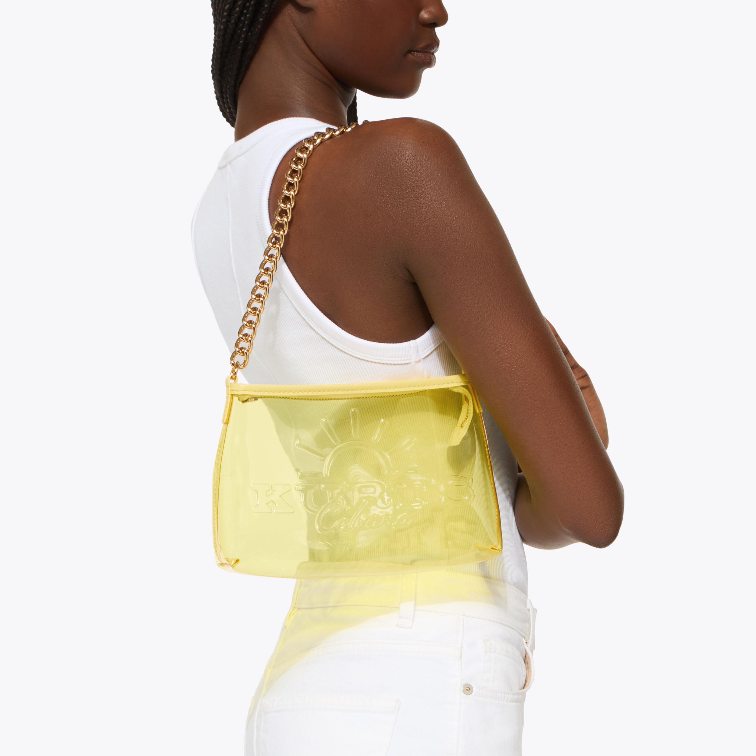 Kurt Geiger London Kurt's Cabana Small Pochette Bag - Yellow - view 2